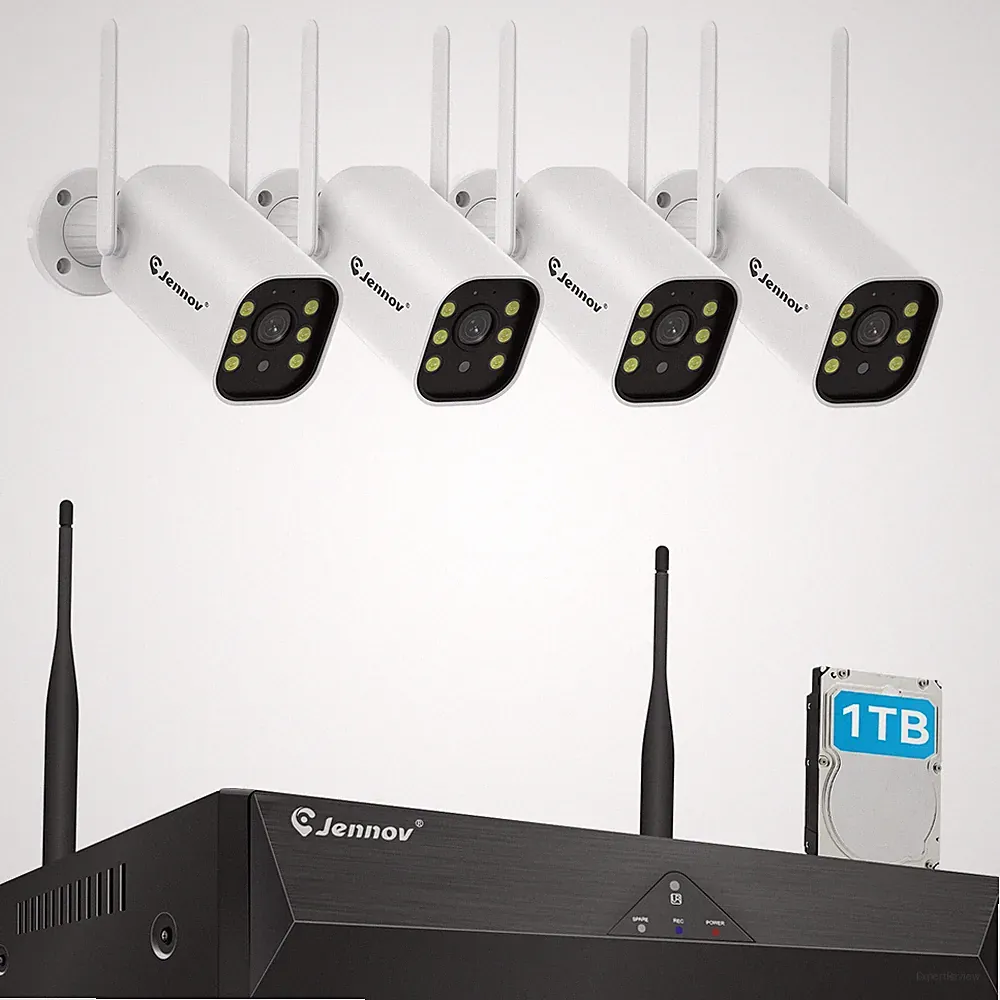 Wireless Home Security Camera System Outdoor with 10CH WiFi 24/7 Recording NVR